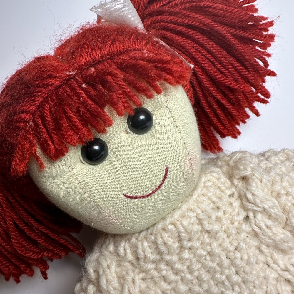 Handmade Branigan Weavers Irish Redhead 15” Stuffed Rag Doll made in Ireland - Picture 3 of 12